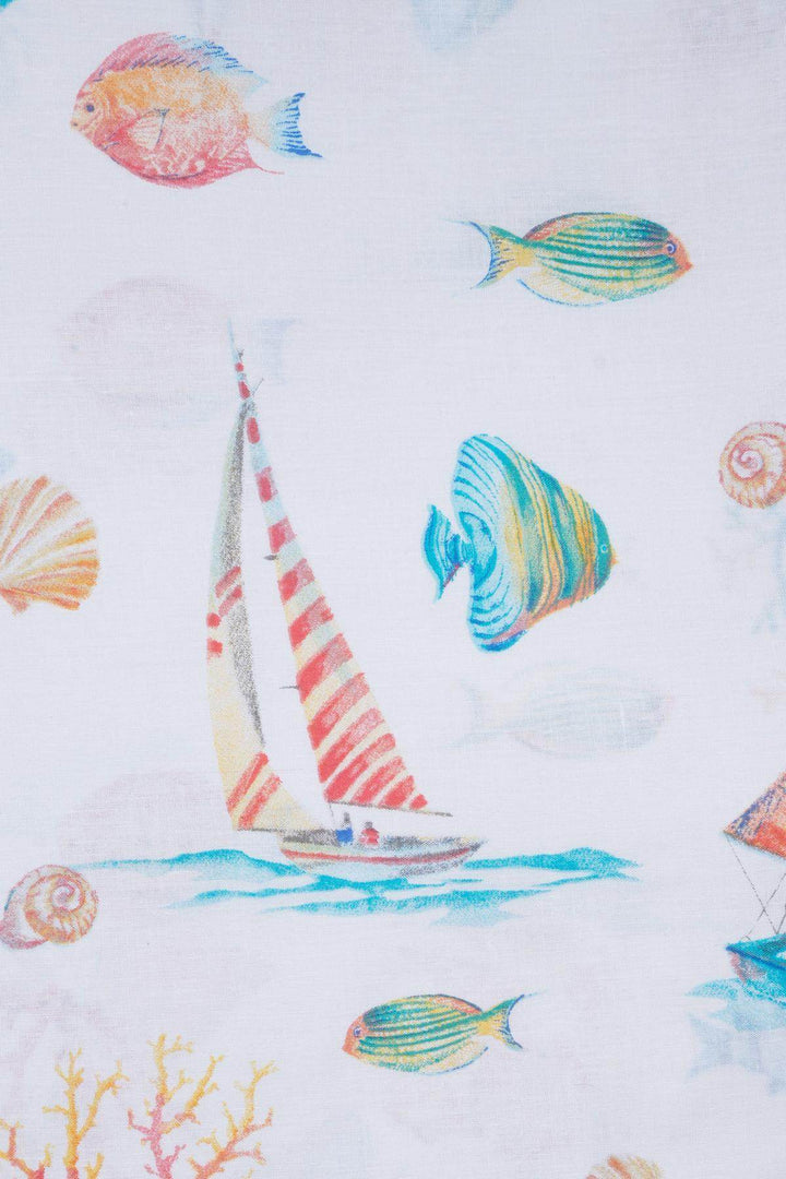 Kisené completo letto Marinaro in cotone 100% - - KISENE'