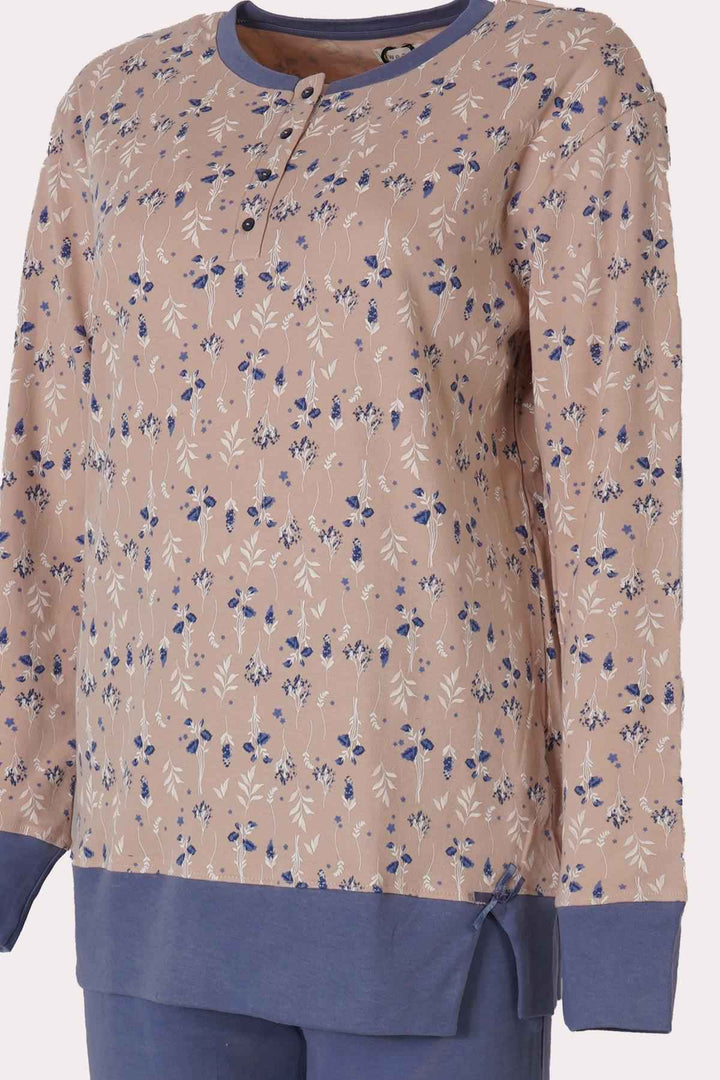 Pigiama Donna Lungo Kiwear Caldo Cotone