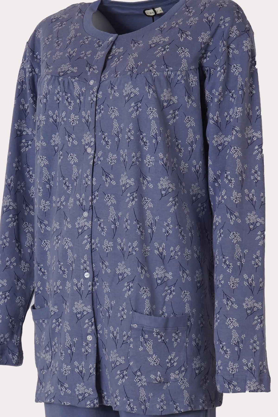 Pigiama Lungo Donna KIWEAR Caldo Cotone