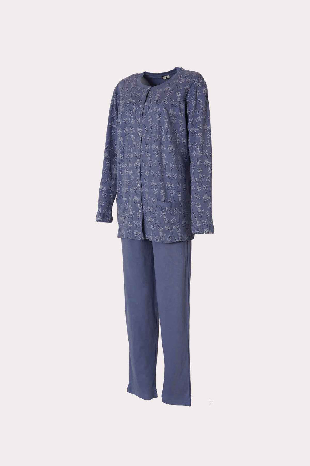 Pigiama Lungo Donna KIWEAR Caldo Cotone