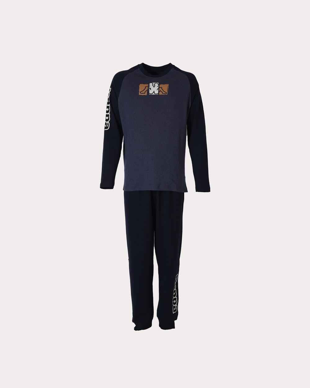 Kappa Pigiama Uomo Caldo Cotone