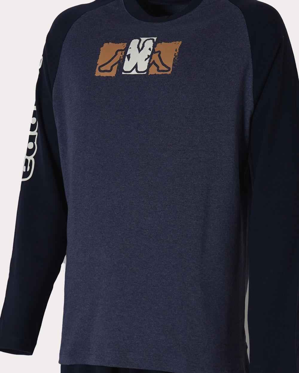 Kappa Pigiama Uomo Caldo Cotone