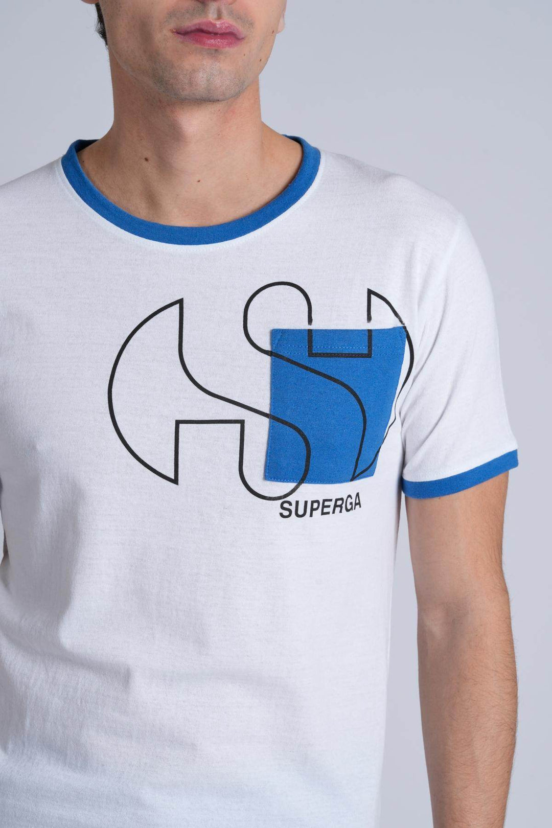 Pigiama Uomo Mezza Manica Jersey Pantalone Corto Felpa Non Garzata - - SUPERGA