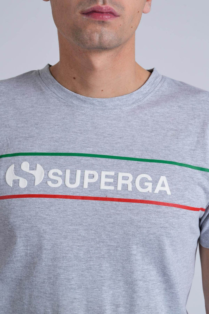Pigiama Uomo Mezza Manica Jersey Pantalone Corto Felpa Non Garzata - - SUPERGA