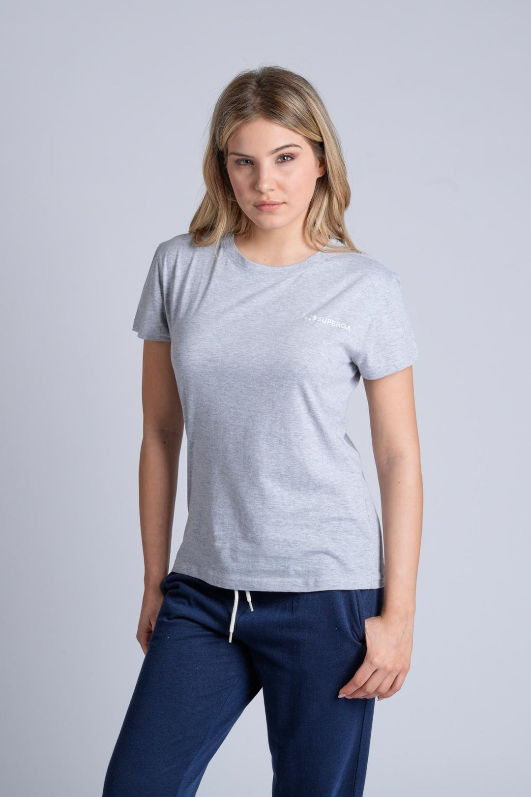 T-Shirt Donna Jersey - SUPERGA per il Massimo Comfort in Tessuto Morbido