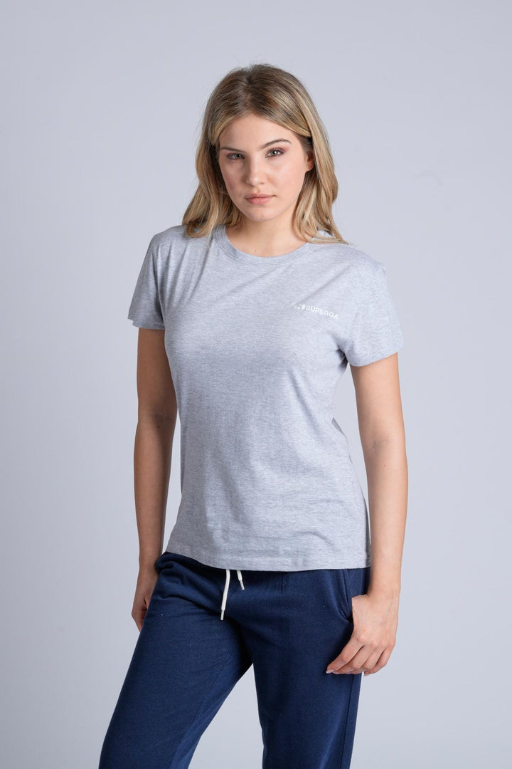 T-Shirt Donna Jersey - SUPERGA per il Massimo Comfort in Tessuto Morbido