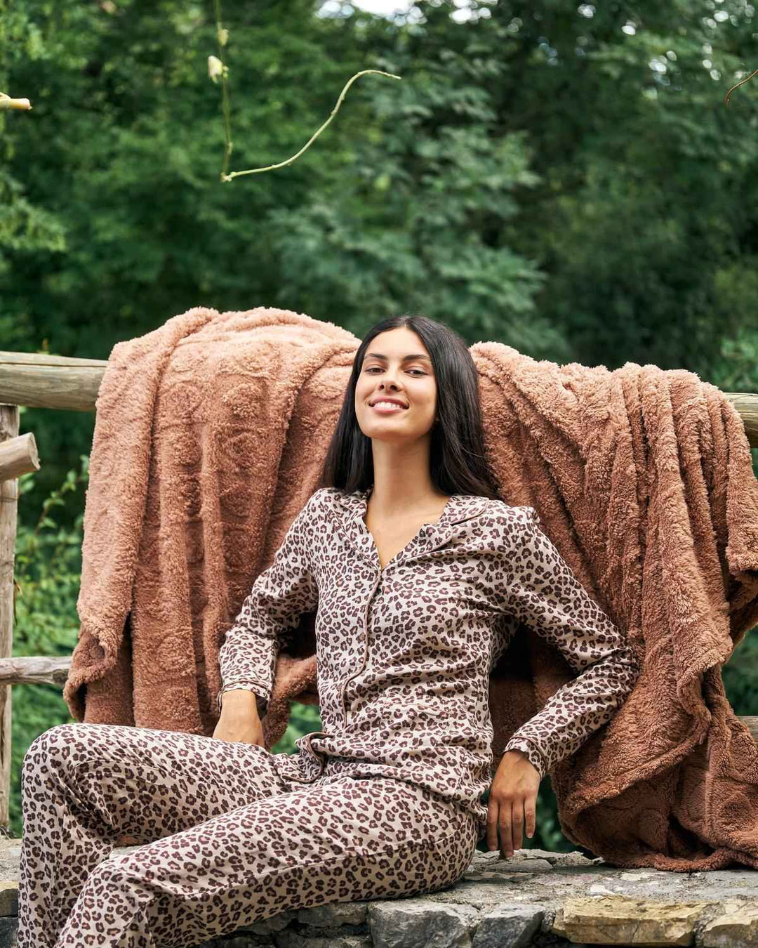 Pigiama Donna Viscosa Lungo