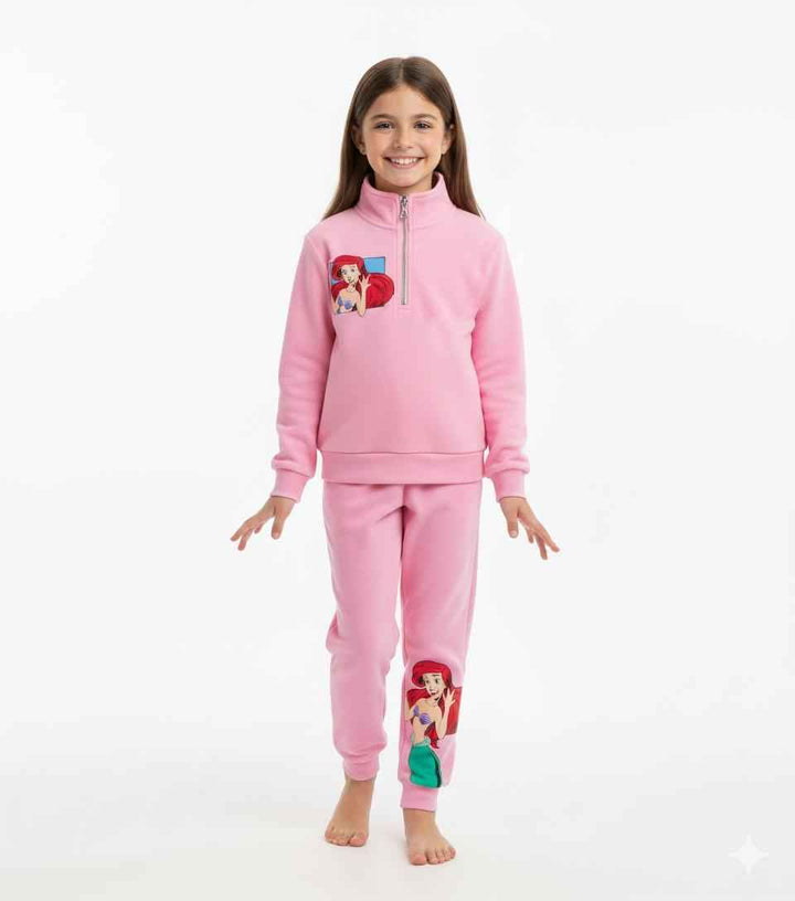 Pigiama in Felpa con Zip Disney Principesse