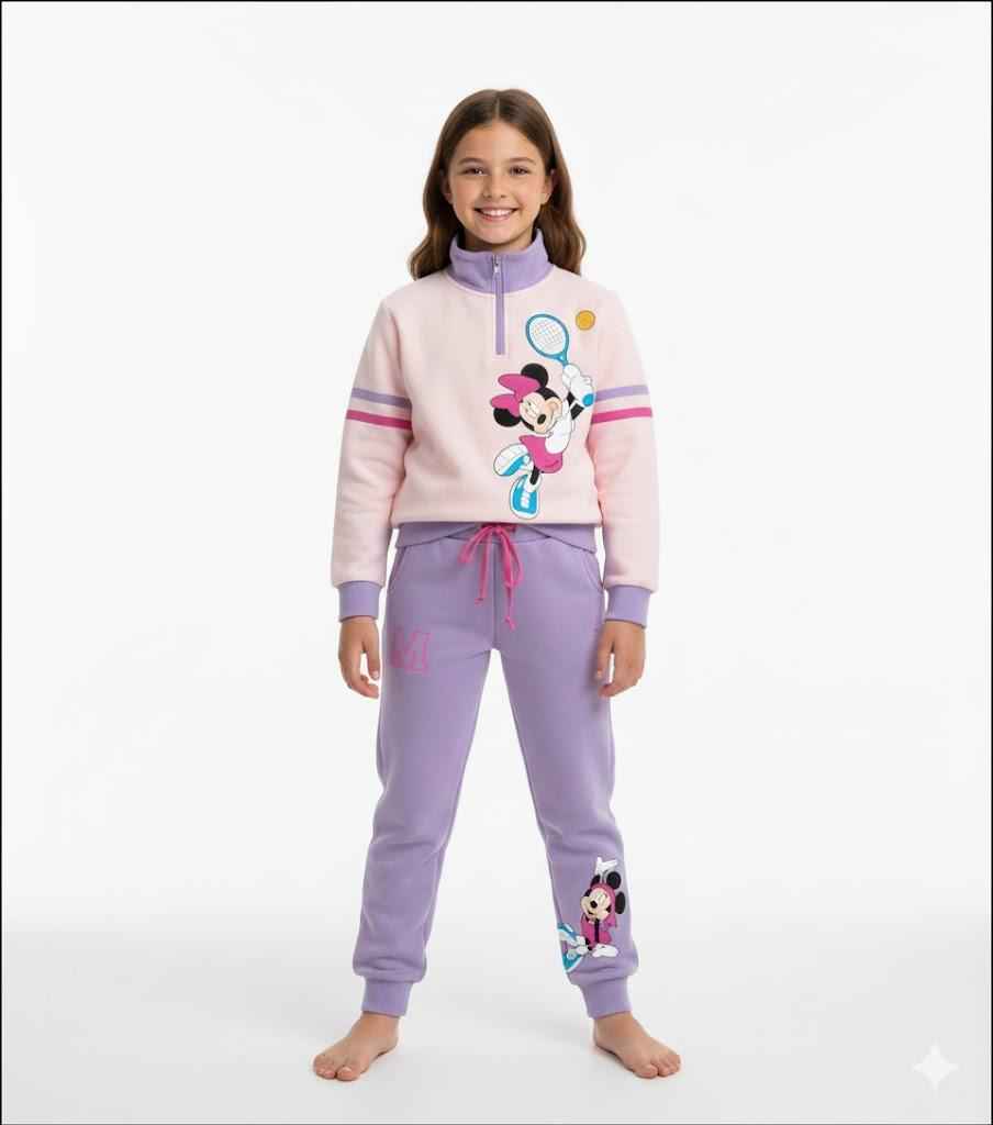 Pigiama in Felpa con Zip Disney Minnie